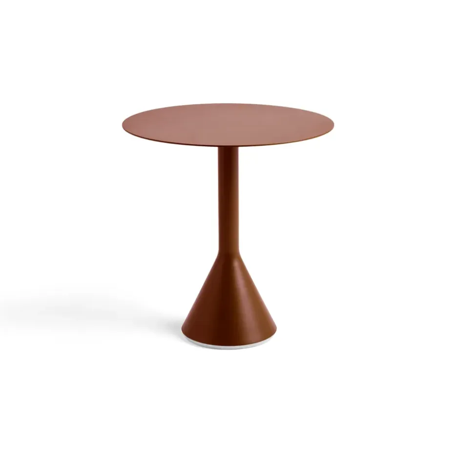 Table à café ronde Palissade Cone, Iron red, Ø70 cm
