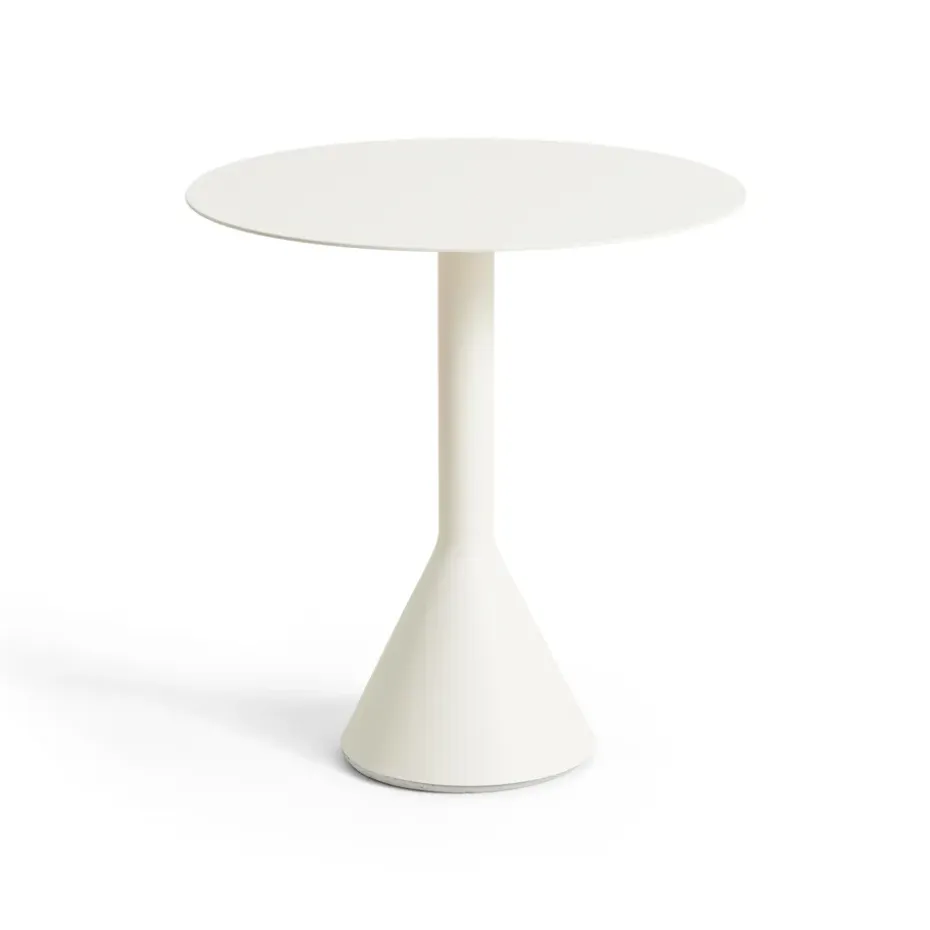 Table à café ronde Palissade Cone, Cream white, Ø70 cm