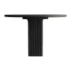 Table à manger Arc Ø120 cm, Coffee black oak