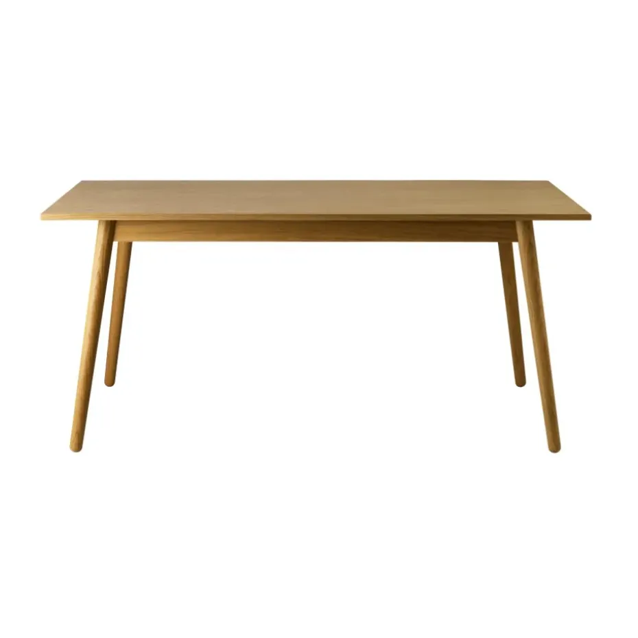 Table à manger C35B 82x160 cm, Oak nature-oak nature lacquered