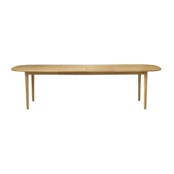 Table à manger C63E2TIL avec 2 rallonges, Oak nature oiled