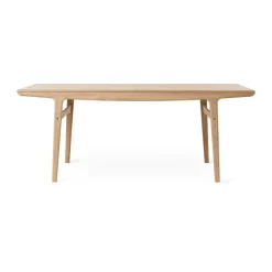 Table à manger Evermore avec 2 rallonges de 45 cm chacune, Natural oak, 190 cm