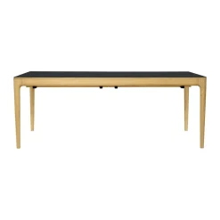 Table à manger Heart'n'Soul 90x200 cm, Oak-obsidian black