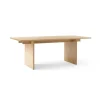 Table à manger Ita OS1 avec gestion des câbles 95x200 cm, Oak