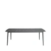 Table à manger Marsala, Anthracite, 208x100 cm