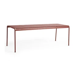 Table à manger Palissade 220x90 cm, Iron red