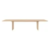 Table à manger Private 100x320 cm, Chêne teinté clair