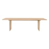 Table à manger Private 100x260 cm, Chêne teinté clair
