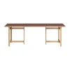 Table à manger rectangulaire Moebe, Burgundy, 220x90 cm