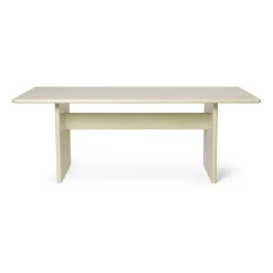 Table à manger Rink small 200x90x74 cm, Eggshell