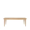 Table à manger S-table, oak matt lacqured, extendable