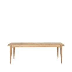 Table à manger S-table, oak matt lacqured, extendable