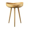 Table à plateau D106 Bakkedal Ø38 cm, Oak nature lacquered