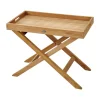 Table avec plateau Turin, Nature, 70x40x53 cm