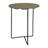 Table 6B, Vert clair chêne-noir, Ø60 cm