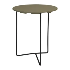 Table 6B, Vert clair chêne-noir, Ø60 cm