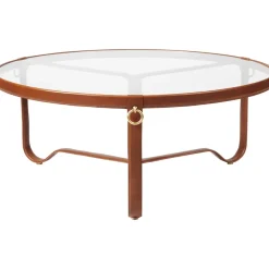 Table basse Adnet Ø100 cm, Fauve