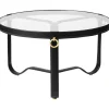Table basse Adnet Ø70 cm, Noir