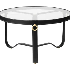 Table basse Adnet Ø70 cm, Noir