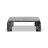 Table basse Atlas 82x82 cm, Costa Black marble