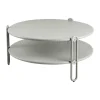 Table basse Blixt, Light grey Ø85 cm