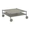 Table basse Flow 95x95 cm, Taupe