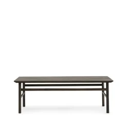 Table basse Grow, chêne fumé lasuré, large