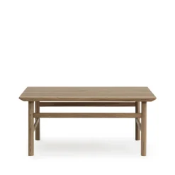 Table basse Grow, chêne laqué transparent, medium
