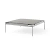 Table basse LN13 Sett, Smoked cast glass-dark chrome