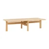 Table basse Moebe rectangular coffee table large, Chêne