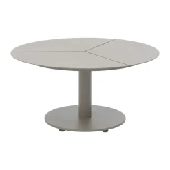 Table basse Peace, Light grey, Ø80x40 cm