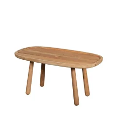 Table basse Royal, Teck, rectangulaire