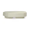 Table basse Staffa 163,5x82,4 cm, Ivoire
