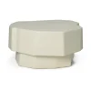 Table basse Staffa 83,7x75,8 cm, Ivoire