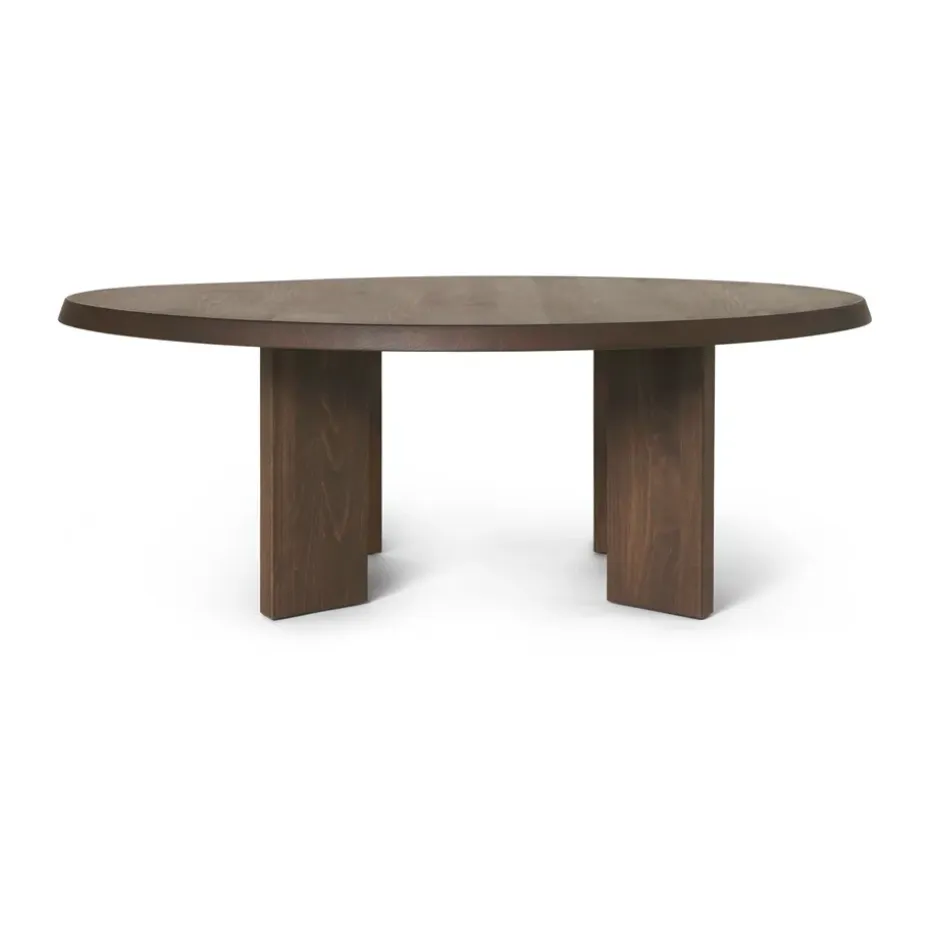 Table basse Tarn 107,6x108,1 cm, Dark stained beech