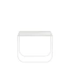 Table basse Tati Lounge High, verre, white