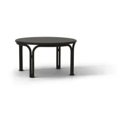 Table basse Thorvald SC108, Warm black, Ø70 cm