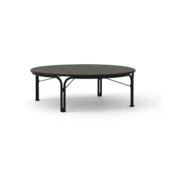 Table basse Thorvald SC109, Warm black, Ø115 cm