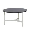 Table basse Twist medium Ø70 cm, Dark grey-white
