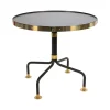 Table bistrot 12, Noir-laiton