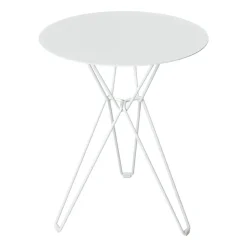 Table bistrot Tio Ø 60 cm, White