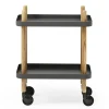 Table Block, gris foncé