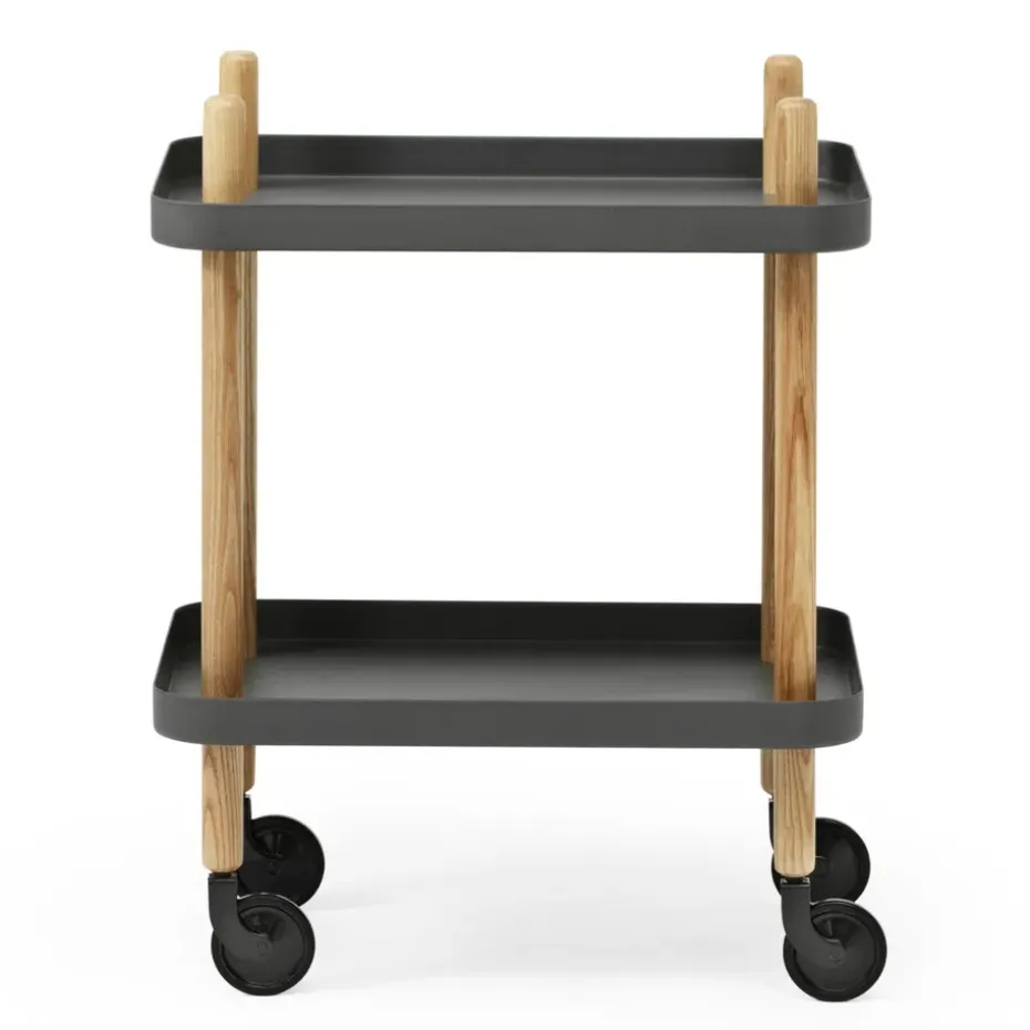 Table Block, gris foncé