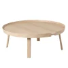 Table d'appoint Around extra large, Oak