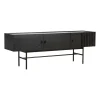 Table d'appoint Array, 150 cm, Chêne peint en noir