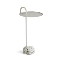 Table d'appoint Bowler, Beige-granite