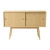 Table d'appoint Butler A83, Oak nature lacquered