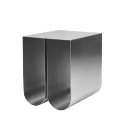 Table d'appoint Curved, stainless steel