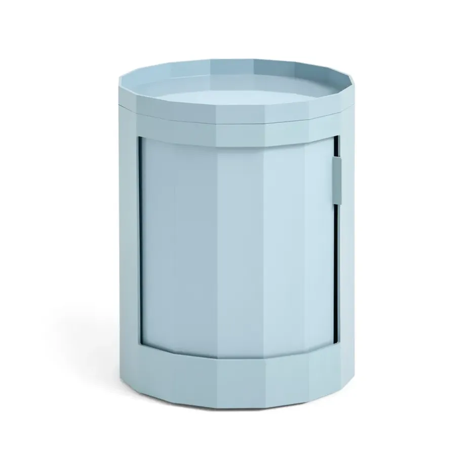 Table d'appoint Facet Cabinet 100, Misty blue