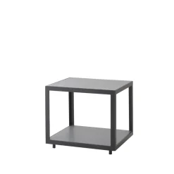 Table d'appoint Level, Light grey céramique-lave gris